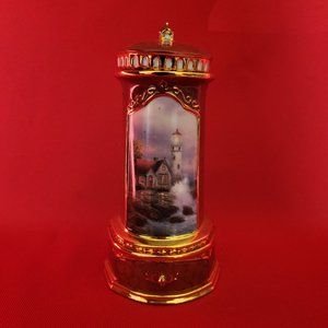 Thomas Kincade Seaside Reflection Lighthouse Trinket Musical Box